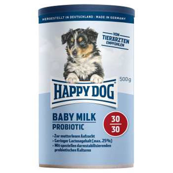 رایاپت فروشگاه آنلاین لوازم و غذای حیوانات-شیرخشک توله سگ هپی داگ مدل بدون لاکتوز 500 گرمی