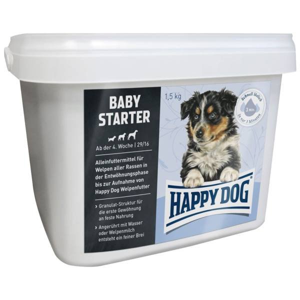 رایاپت فروشگاه آنلاین لوازم و غذای حیوانات-غذای سگ هپی داگ مدل استارتر وزن 1500 گرم