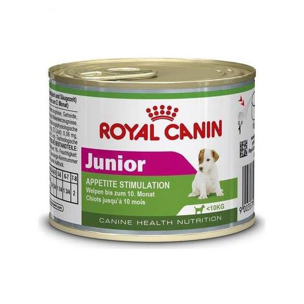 رایاپت فروشگاه آنلاین لوازم و غذای حیوانات-کنسرو غذای توله سگ Royal Caninb مدل BD11 وزن 195 گرم
