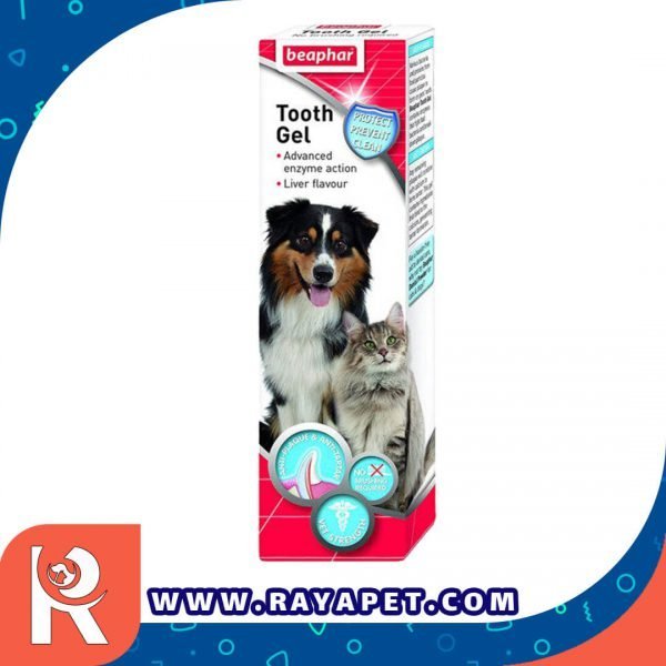 رایاپت فروشگاه آنلاین لوازم و غذای حیوانات خانگی-خمیر دندان سگ و گربه بیفار مدل 040 وزن 100 گرم