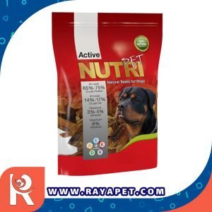رایاپت فروشگاه آنلاین لوازم و غذای حیوانات خانگی-غذای تشویقی سگ نوتری پت مدل ژلاتین وزن 50 گرم