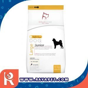 رایاپت فروشگاه آنلاین لوازم و غذای حیوانات خانگی-غذای خشک سگ سلبن مدل Large Junior وزن 10 کیلوگرم