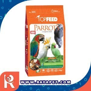 رایاپت فروشگاه آنلاین لوازم و غذای حیوانات خانگی-غذای خشک طوطی سانان تاپ فید مدل Parrot Complete Feed