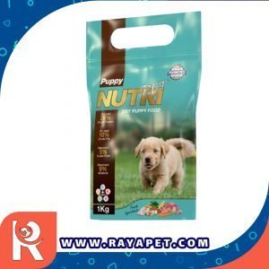رایاپت فروشگاه آنلاین لوازم و غذای حیوانات خانگی-غذای خشک پروبیوتیک توله سگ نوتری پت مدل Puppy مقدار 1 کیلوگرم
