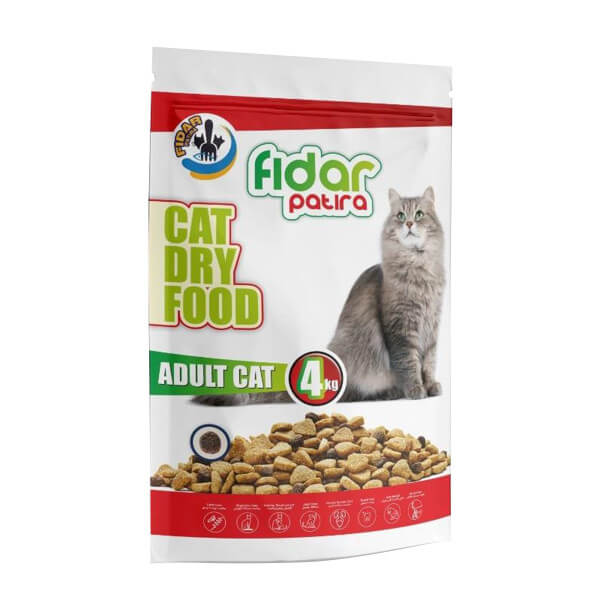 رایاپت فروشگاه آنلاین لوازم و غذای حیوانات خانگی-غذای خشک گربه فیدار پاتیرا مدل Adult وزن 4 کیلوگرم