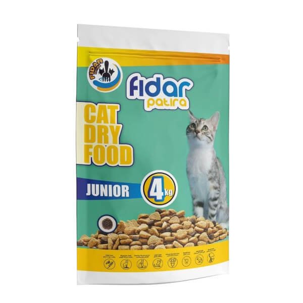 غذای خشک گربه فیدار پاتیرا مدل Junior 4 وزن 4 کیلوگرم