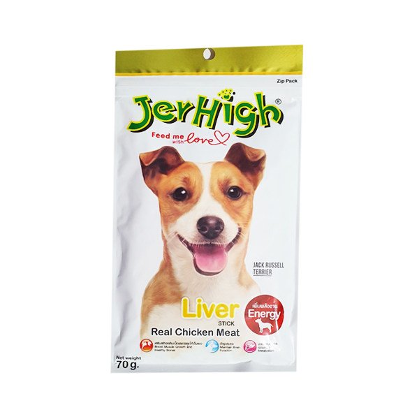 رایاپت فروشگاه آنلاین لوازم و غذای حیوانات خانگی-تشویقی سگ جرهای مدل liver وزن 70 گرم