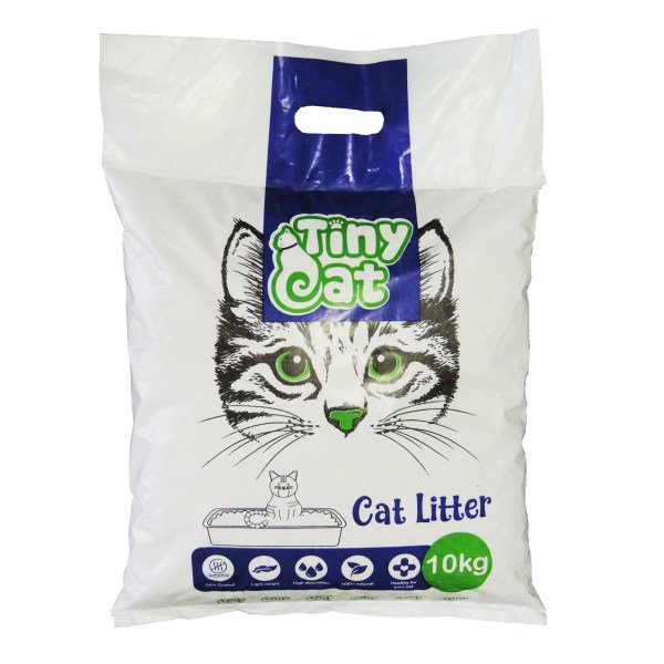 رایاپت فروشگاه آنلاین لوازم و غذای حیوانات خانگی-خاک بستر گربه تاینی کت مدل P2 وزن 10 کیلوگرم