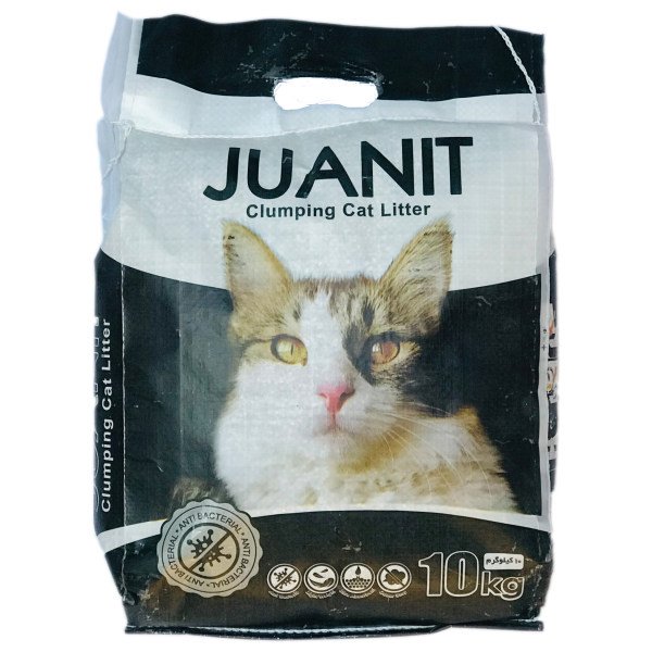 رایاپت فروشگاه آنلاین لوازم و غذای حیوانات خانگی-خاک بستر گربه ژوانیت مدل اکتیو وزن 10 کیلوگرم