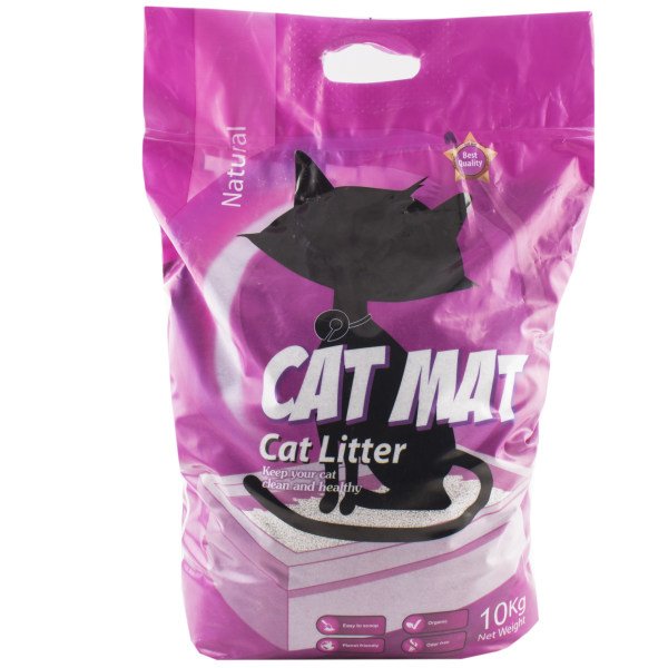 رایاپت فروشگاه آنلاین لوازم و غذای حیوانات خانگی-خاک بستر گربه کت مت مدل M-VATE202 وزن 10 کیلوگرم