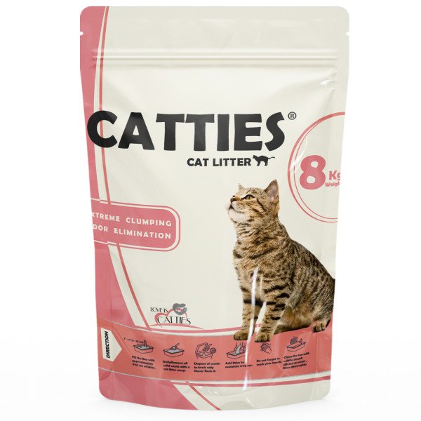 رایاپت فروشگاه آنلاین لوازم و غذای حیوانات خانگی-خاک گربه کتیز کد CA1 وزن 8 کیلوگرم