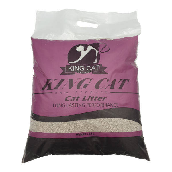 رایاپت فروشگاه آنلاین لوازم و غذای حیوانات خانگی-خاک گربه کینگ کت مدل بدون رایحه وزن 10 کیلوگرم