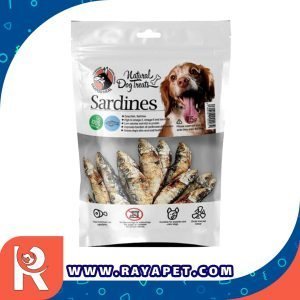 رایاپت فروشگاه آنلاین لوازم و غذای حیوانات خانگی-غذای تشویقی سگ هاپومیل مدل Sardines