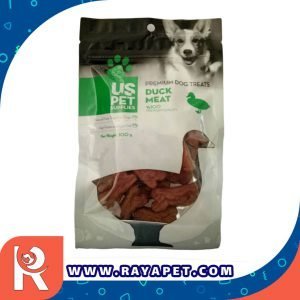 رایاپت فروشگاه آنلاین لوازم و غذای حیوانات خانگی-غذای تشویقی سگ یو اس پت مدل Duck Bone Biscuit