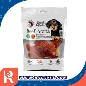 رایاپت فروشگاه آنلاین لوازم و غذای حیوانات خانگی-غذای تشویقی هاپومیل مدل Beef Aorta کد 08