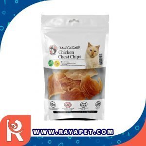 رایاپت فروشگاه آنلاین لوازم و غذای حیوانات خانگی-غذای تشویقی گربه هاپومیل مدل Chicken Chest Chips