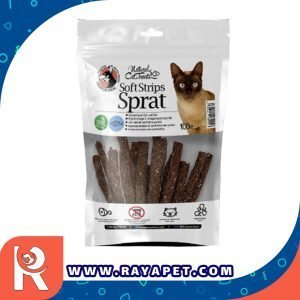 رایاپت فروشگاه آنلاین لوازم و غذای حیوانات خانگی-غذای تشویقی گربه هاپومیل مدل Soft Sprat Strips