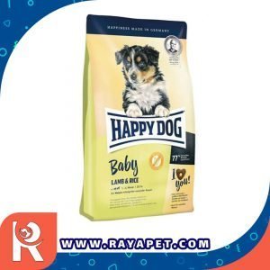 رایاپت فروشگاه آنلاین لوازم و غذای حیوانات خانگی-غذای خشک سگ هپی داگ مدل Baby2 Lamb&Rice