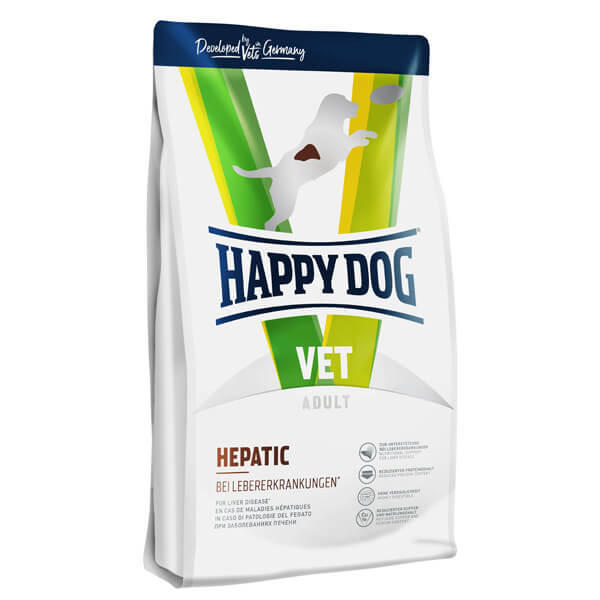 رایاپت فروشگاه آنلاین لوازم و غذای حیوانات خانگی-غذای خشک سگ هپی داگ مدل Hepatic وزن 1 کیلوگرم