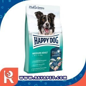 رایاپت فروشگاه آنلاین لوازم و غذای حیوانات خانگی-غذای خشک سگ هپی داگ مدل Medium Adult
