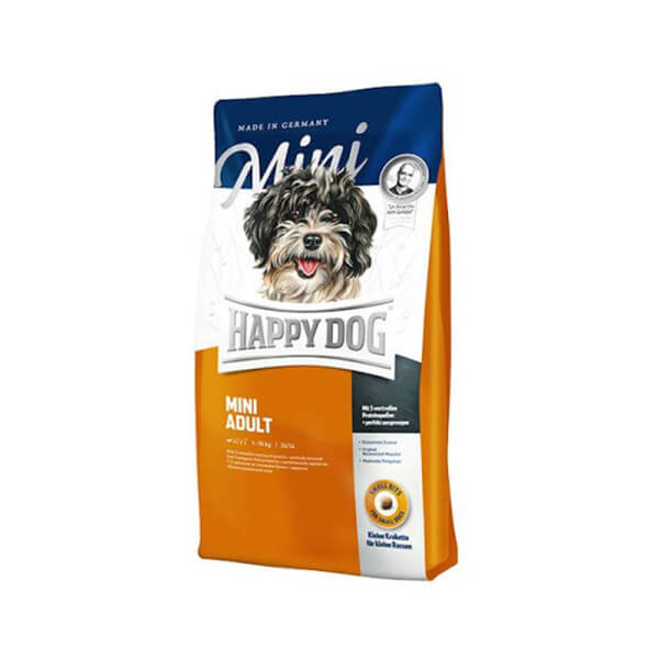 رایاپت فروشگاه آنلاین لوازم و غذای حیوانات خانگی-غذای خشک سگ هپی داگ مدل Mini Adult وزن 1 کیلوگرم