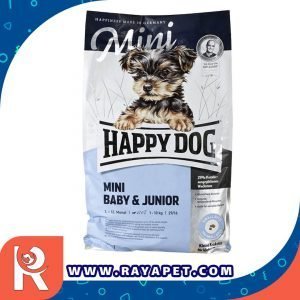 رایاپت فروشگاه آنلاین لوازم و غذای حیوانات خانگی-غذای خشک سگ هپی داگ مدل Mini Baby & Joniur