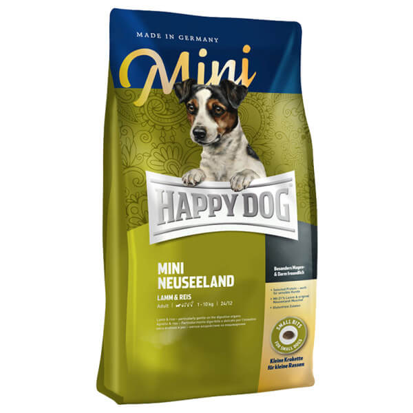 رایاپت فروشگاه آنلاین لوازم و غذای حیوانات خانگی-غذای خشک سگ هپی داگ مدل mini neuseeland for adult وزن 8 کیلو گرم