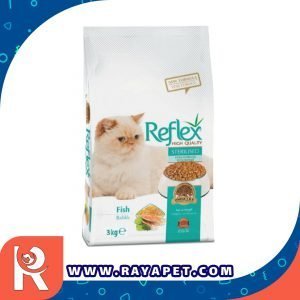 رایاپت فروشگاه آنلاین لوازم و غذای حیوانات خانگی-غذای خشک مخصوص گربه بالغ عقیم شده رفلکس مدل Sterilised