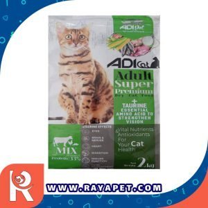 رایاپت فروشگاه آنلاین لوازم و غذای حیوانات خانگی-غذای خشک گربه بالغ آدی کت مدل ADULT