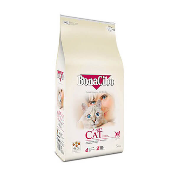 رایاپت فروشگاه آنلاین لوازم و غذای حیوانات خانگی-غذای خشک گربه بوناسیبو کد 564 وزن 5 کیلوگرم