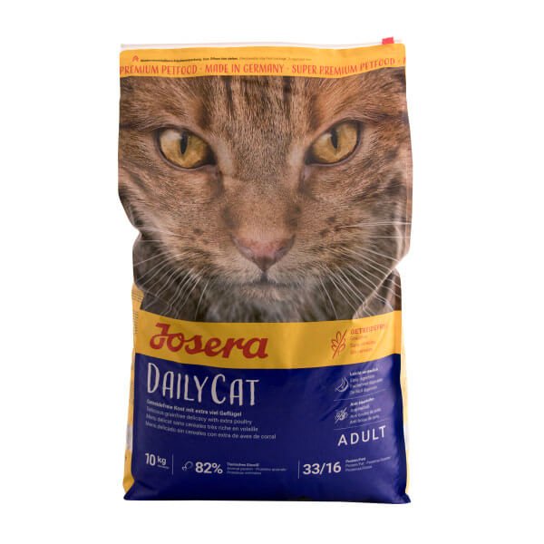 رایاپت فروشگاه آنلاین لوازم و غذای حیوانات خانگی-غذای خشک گربه جوسرا مدل Dailycat وزن 10 کیلوگرم