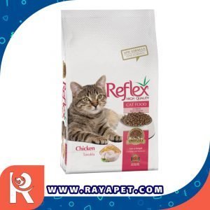 رایاپت فروشگاه آنلاین لوازم و غذای حیوانات خانگی-غذای خشک گربه رفلکس مدل chicken
