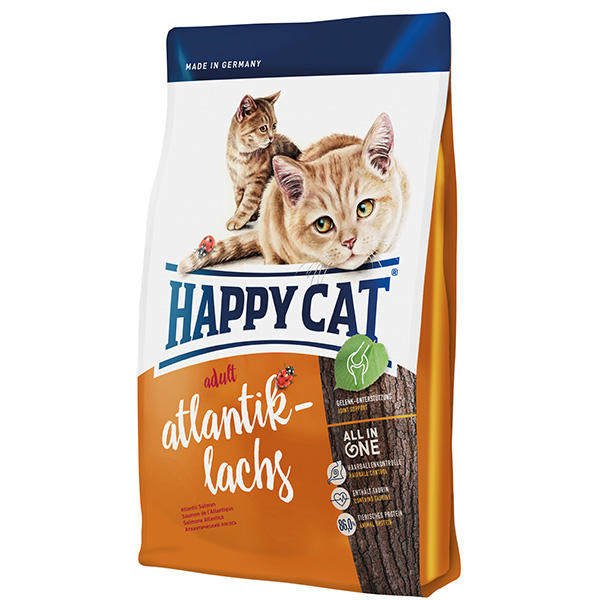 رایاپت فروشگاه آنلاین لوازم و غذای حیوانات خانگی-غذای خشک گربه هپی کت مدل Atlantik Lachs وزن 4 کیلوگرم