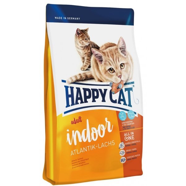 رایاپت فروشگاه آنلاین لوازم و غذای حیوانات خانگی-غذای خشک گربه هپی کت مدل indoor atlantik وزن 1.4 کیلوگرم