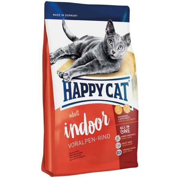 رایاپت فروشگاه آنلاین لوازم و غذای حیوانات خانگی-غذای خشک گربه هپی کت مدل indoor کد01 وزن 4 کیلوگرم