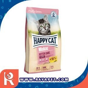 رایاپت فروشگاه آنلاین لوازم و غذای حیوانات خانگی-غذای خشک گربه هپی کت مدل kitten