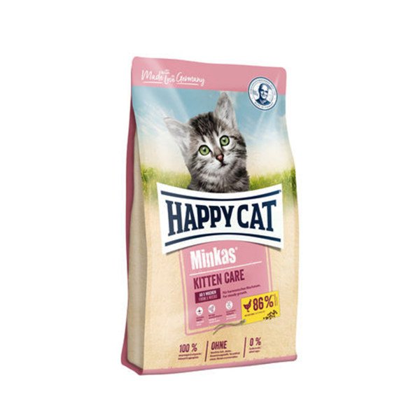 رایاپت فروشگاه آنلاین لوازم و غذای حیوانات خانگی-غذای خشک گربه هپی کت مدل kitten وزن 10 کیلوگرم