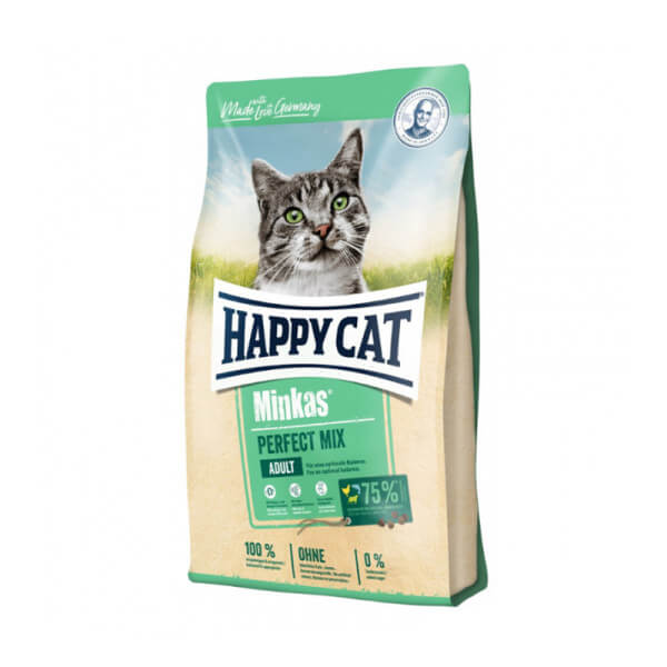 رایاپت فروشگاه آنلاین لوازم و غذای حیوانات خانگی-غذای خشک گربه هپی کت مدل میکس وزن 10 کیلوگرم
