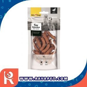 رایاپت فروشگاه آنلاین لوازم و غذای حیوانات خانگی-تشویقی سگ جیم داگ مدل Sausage Snack with Duck