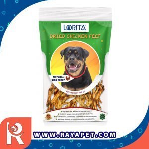 رایاپت فروشگاه آنلاین لوازم و غذای حیوانات خانگی-تشویقی سگ لوریتا مدل DRIED CHICKEN FEET