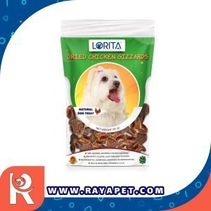 رایاپت فروشگاه آنلاین لوازم و غذای حیوانات خانگی-تشویقی سگ لوریتا مدل DRIED CHICKEN GIZZARDS