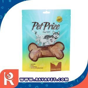 رایاپت فروشگاه آنلاین لوازم و غذای حیوانات خانگی-غذای تشویقی سگ پت پرایز مدل Chicken Jerky