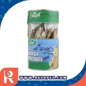 رایاپت فروشگاه آنلاین لوازم و غذای حیوانات خانگی-غذای تشویقی طبیعی سگ و گربه سویل پت مدل Black Sea Sprit Snack مقدار 25 عددی