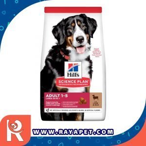 رایاپت فروشگاه آنلاین لوازم و غذای حیوانات خانگی-غذای خشک سگ هیلز مدل بالغ نژاد بزرگ با طعم بره و برنج