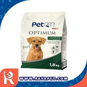رایاپت فروشگاه آنلاین لوازم و غذای حیوانات خانگی-غذای خشک سگ پت کیو ام مدل اپتیمم