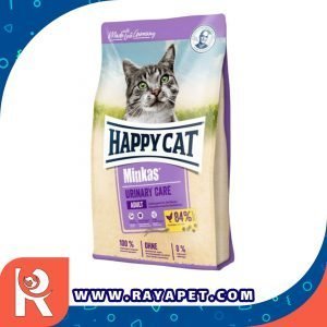 رایاپت فروشگاه آنلاین لوازم و غذای حیوانات خانگی-غذای خشک گربه بالغ هپی کت مدل Minkas Urinari Care