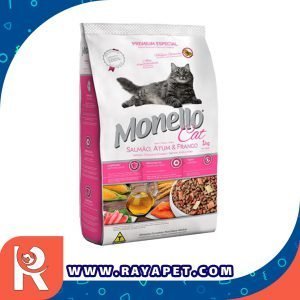 رایاپت فروشگاه آنلاین لوازم و غذای حیوانات خانگی-غذای خشک گربه مونلو مدل سالامونا 1010