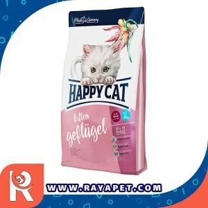 رایاپت فروشگاه آنلاین لوازم و غذای حیوانات خانگی-غذای خشک گربه هپی کت مدل Kitten Gef