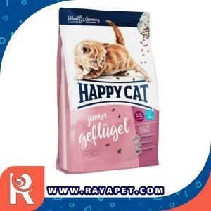 رایاپت فروشگاه آنلاین لوازم و غذای حیوانات خانگی-غذای خشک گربه هپی کت مدل gefliigel
