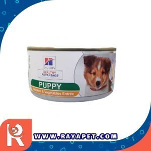 رایاپت فروشگاه آنلاین لوازم و غذای حیوانات خانگی-کنسرو غذای سگ دکتر هیلز مدل Puppy